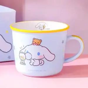 [골드스마일]산리오 시나모롤 투톤 눈금 머그컵 340ml