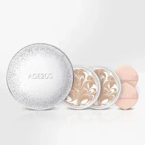 [쿠폰40%+7%묶음할인+증정]에이지투웨니스 뉴오리지널 스파클 에디션 화이트 케이스+리필 2개+클렌징티슈 10매