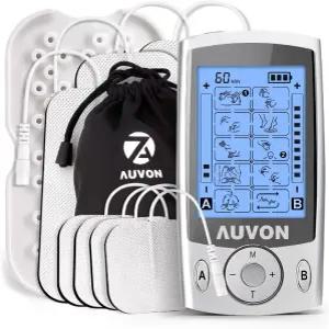 AUVON 듀얼 채널 TENS 유닛 근육 자극기