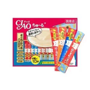 참치가다랑어 간식 챠오츄르 다양 맛 반려동물용 점보 (WFK7N7X)
