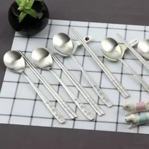 대명 스테인리스 개나리 레이저 볼 수저 10P