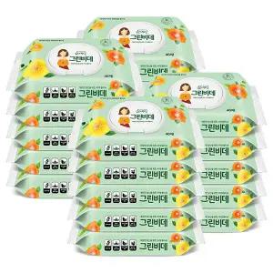 [한예지] 그린비데 물티슈 캡형 46매 20팩