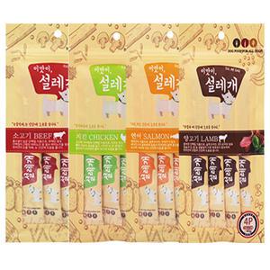 펫더맨  이맛이 설레개 4P X 10개 짜먹는츄르 강아지간식 애견간식