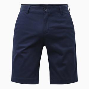 베이직 5부 면 반바지 남녀공용 데일리룩 학생 네이비 남색 M사이즈 P136