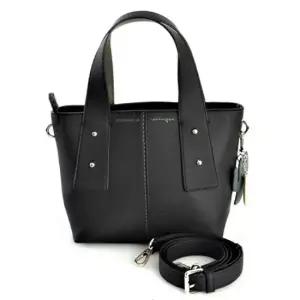 [롯데백화점]에스콰이아 22FW 신상 경량 식물성 선인장 가죽 친환경 데일리 토트 크로스백 ECBFHB639BK