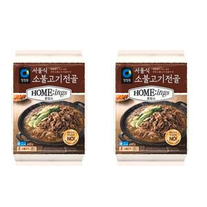 청정원 호밍스 서울식 소불고기전골 650g 2개