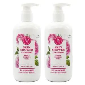 꽃을든남자 스킨샤워 클렌징-로즈 500ml+500ml