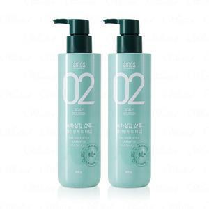 아모스 녹차실감 샴푸 중건성용 500g 1+1
