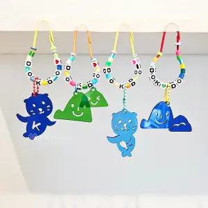 맘아트 DIY 나라사랑 03 독도 강치 아크릴 펜던트 키링 만들기 키트
