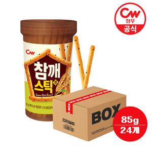 청우참깨스틱85gx24개/스틱과자/막대과자/고소한/간식/무배