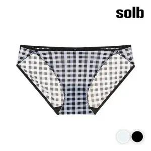[솔브][출고가 13000원] 깅엄체크 프린트 비키니팬티(SSPTD311)