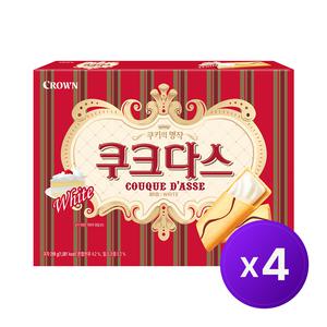 크라운 쿠크다스화이트288g(36봉입)x4개