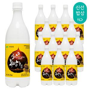[품질보장]사곡양조장 공주 알밤주6도 750ml x15병 박스상품 캠핑/모임/대용량