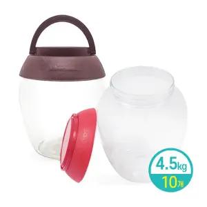 PET 단지 항아리 플라스틱통 김치 고추장 저장병 (4.5kgx10개)