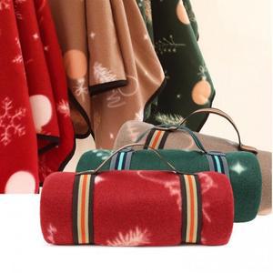 [R.B]판촉물 X-mas 무릎담요 (50개) - 스트랩포함