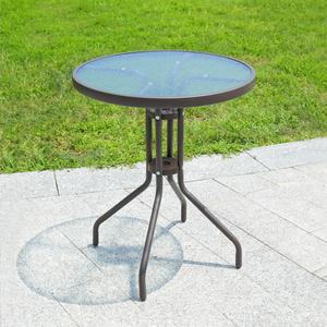 CYT251 모카테이블 60cm 80cm 유리 야외 카페 펜션 테라스