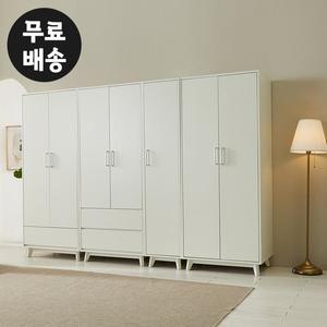 [벤티스가구]레체 장롱 세트 이불장 장농 9자 장 4통(크림화이트)