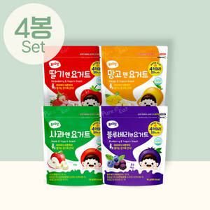 퓨어잇 동결건조 과일 엔 요거트 큐브 4봉세트 아이과자 유아 간식