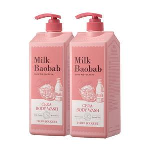 밀크바오밥 세라 바디워시 플로라부케 1200ml 2개