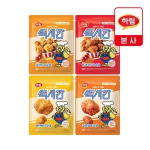 [맥시칸]크리스피 순살+핫크리스피 순살+허니버터 순살+갈릭양념 순살