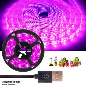 GEEKI 식물등 식물 성장 조명 성장등 재배 생장 램프 LDHLM 5V USB LED 전체 스펙트럼 스트립 온실 꽃 묘목