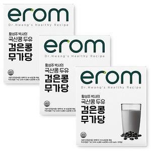 이롬 황성주 국산콩 두유 검은콩 무가당 영양가득두유 3박스