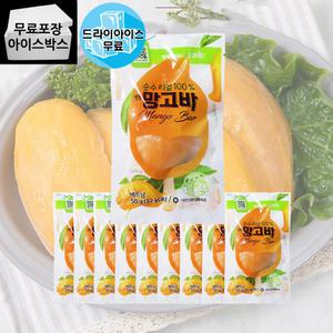 제이케이푸드 재호 아이스 망고바 (10개입) 냉동과일 망고스틱 디저트 아이스크림