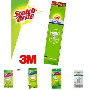 3M748 정전기 청소포 대형 리필80매 막대걸레용/3M청소포/3M물걸레/청소포대형/3M정전기청소포/스카치