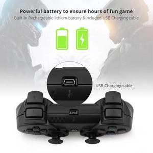 소니 호환용 PS3 용 컨트롤러 플레이 스테이션 3 무선 블루투스 조이 패드 6 축 자이로 이중 진동 슈퍼 슬