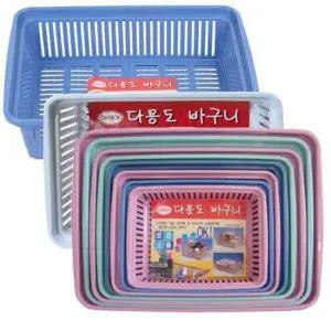 다용도 바구니 5호 ND-257 소품 문구 바스켓 플라스틱바구니 플라스틱바스켓 수납용바구니