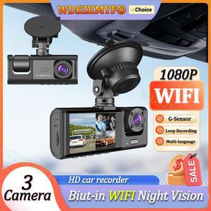 WIFI APP 제어 전면 대시 카메라 자동차 후면 비디오 1080P DVR ASSECORIES에 채널