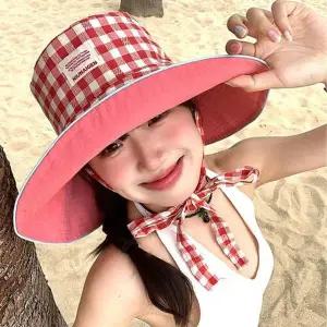 [하프클럽/]MS25042 사각사각 양면 모자/벙거지모자/여름모자/여성모자/버킷