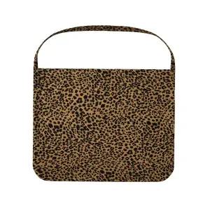 EMIS 22Y LEOPARD CORDUROY ECO BAG-BROWN