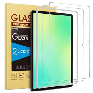 삼성 갤럭시 탭 S10 FE/탭 S9 FE 5G 10.9 인치/탭 11 인치, 쉬운 설치 프레임이 있는 9H 강화 유리, S 펜 호환/HD 클리어/안티 스크래치용 SPARIN 2 팩 화면 보호기