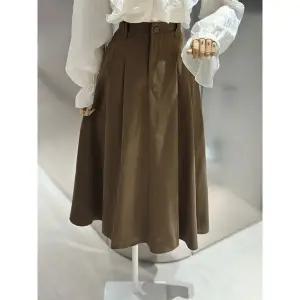 [레코브](의정부점)턱장식 플레어 스커트( LC31EXSK551X)
