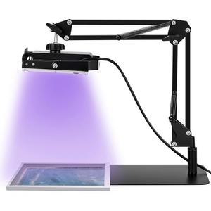 50W LED 노출 장치 키트 UV 스크린 인쇄 라이트 장치, 화면 인쇄용 접이식 조절 스탠드 포함 사진 에멀젼 시안타입 오피스
