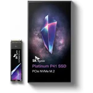 SK hynix Platinum P41 2TB PCIe NVMe 세대4 M.2 2280 내장 게이밍 SSD 최대 7000MBS 컴팩트 폼 팩터 176레