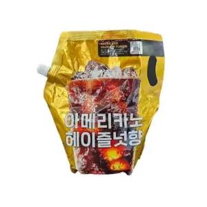 음료 쟈뎅 대용량 아메리카노 헤이즐넛향 1.5리터 파우치 커피 대용량 음료 커피