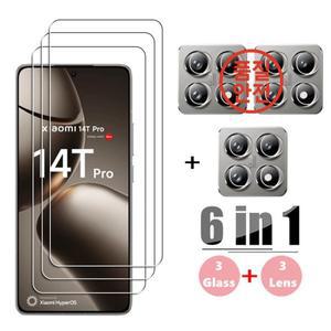 Xiaomi 14T 강화 유리 용 전체 Gule Pro 보호기 카메라 렌즈 필름