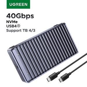 UGREEN 40Gbps M2 SSD 외장 케이스 USB4 NVMe Thunderbolt 호환, Mac Mini M4 MacBo Pro용