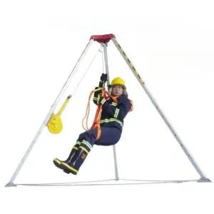 구조용삼각대 맨홀 안전 체인 구난 윈치 1200lb 구조용 리프트