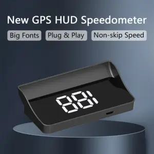 HUD 업 계 프로젝터 디지털 H/H 자동차 속도 GPS 앞 운전 OBD 범용 유리 장치 디스플