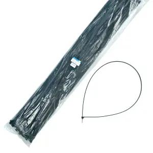 Kimspp 케이블타이 10x1000mm 블랙 (약100개입) 케이블타이 전선정리 자루끈