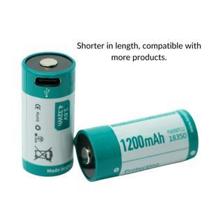 Keeppower P18350TC12 TYPE-C 1200mAh 18350 배터리