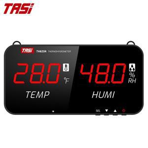 TASI 지능형 습도계 온도계, 온도 LCD 디지털 스크린, 고정밀 센서, 사무실 TA623A