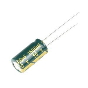 10v1500UF 볼륨 10x13mm 알루미늄 전해 커패시터 10V 1500MF10v 2200uf 3300uf 10v