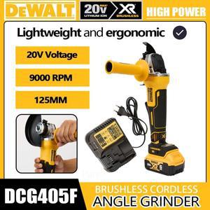 DEWALT 호환 앵글 연마기 브러시리스 bldc 핸드 헬드 연삭기 무선 리튬 배터리 절단기 Dcg405