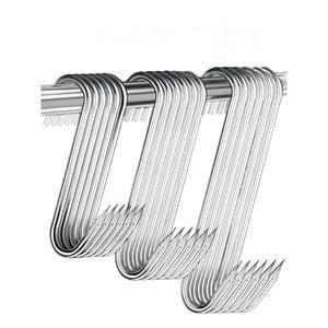 스테인레스 S고리 정육점 욕실 고리 스틸 20개 행거 부엌 화장실 다용도 10/20Pcs
