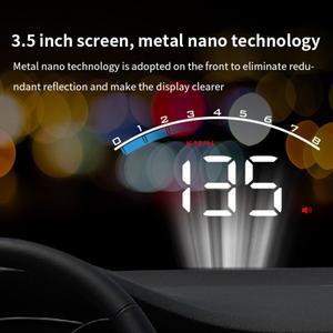 헤드업 디스플레이M6S obd hud 자동차 헤드 업 디스플레이 디지털 앞 유리 프로젝터 속도계 액세서리 온보
