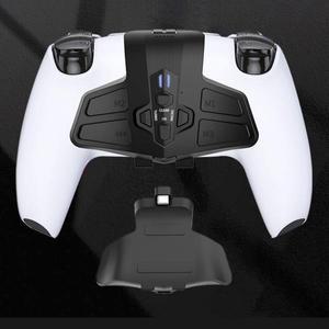PS5 DualSense 게임패드용 백 패들 부착  터보 매크로 버튼 포함  게임 컨트롤러  프로그래밍 가능 백플레